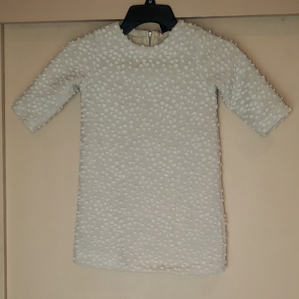 Kids GAP Cream Textured Preowned Dress Toddler Size 5